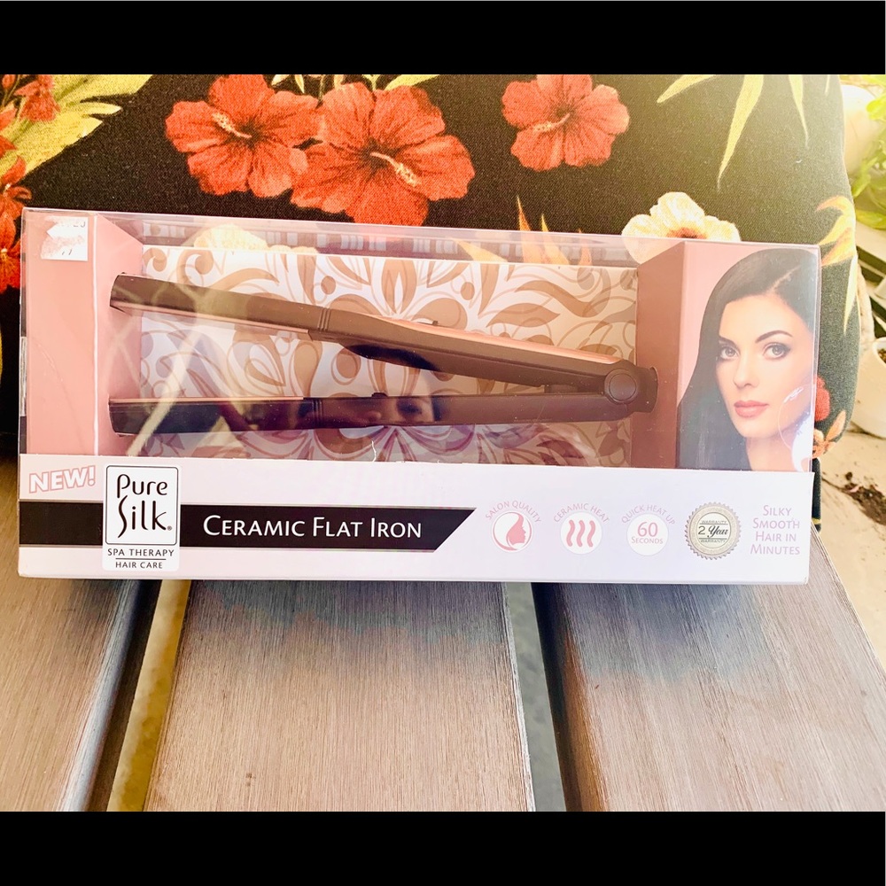 Pure Silk Compact Ceramic Flat Iron